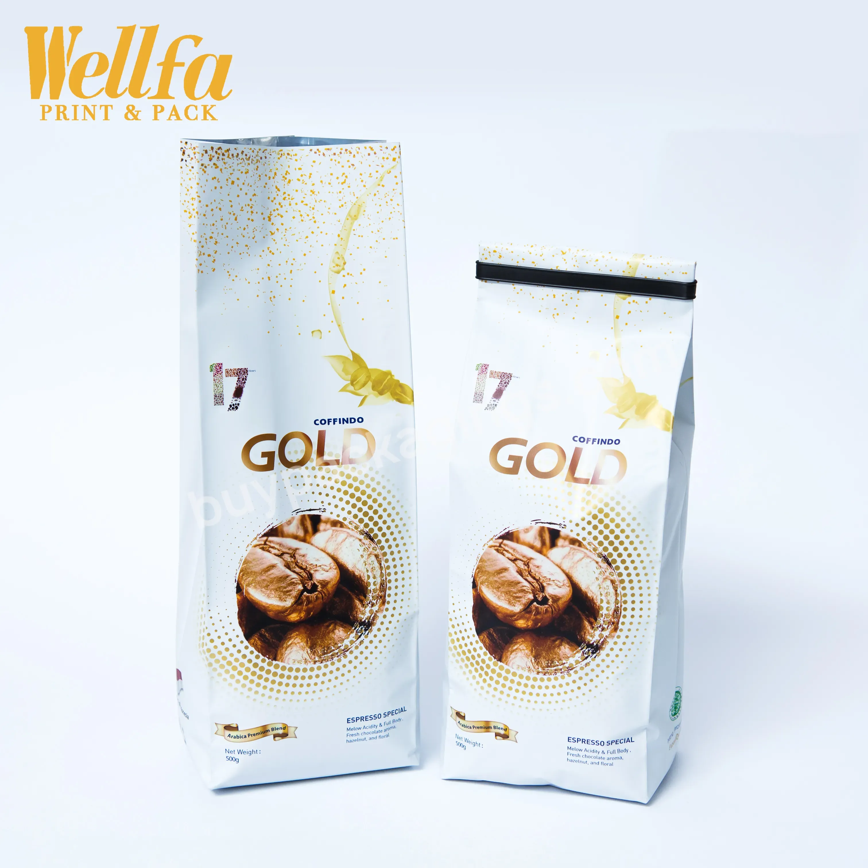 Factory Custom Printing Oem Heat Sealable Aluminum Foil Ground Coffee Packaging Bag With Tin Tie - Buy Coffee Bag 1kg Side Gusset Bag,250g Coffee Packaging Bag With Valve,Food Grade Smell Proof Stand Up Bags.