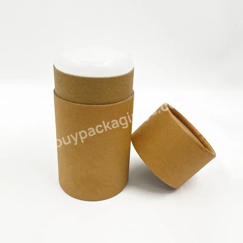 Factory Custom Stock Kraft Paper Packaging Candle Paper Tube Box With Logo - Buy Paper Tube,Custom Kraft Paper Tube Packaging,Candle Paper Tube Packaging.