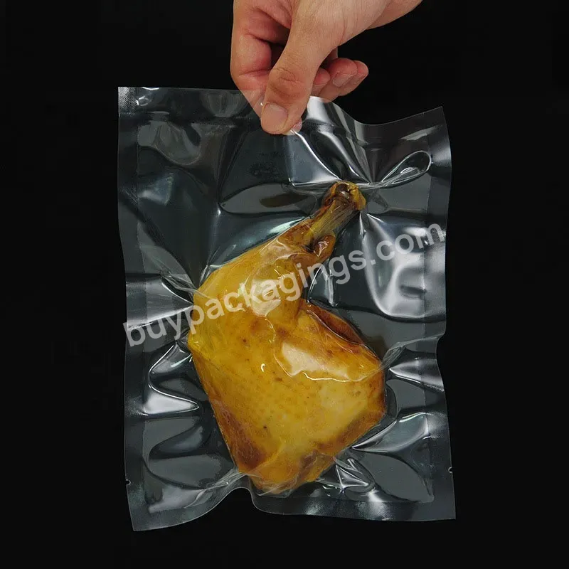 Factory Custom Transparent Food Packaging Vacuum Sealed Bag For Frozen Food - Buy Plastic Bags,Plastic Vacuum Bags,Laminated Plastic Vacuum Bags.