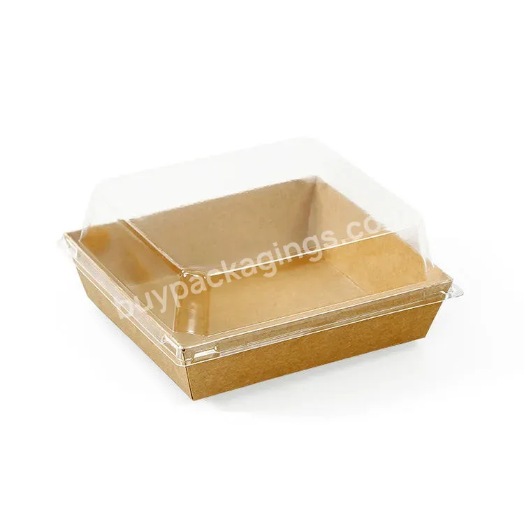 Factory Customized Logo Environmentally Friendly Sushi Dessert Vegetable Cake Biscuit Hot Dog Takeaway Packaging Box With Lid - Buy Wholesale Custom Biodegradable Printed Logo Fried French Chips Paper Box Restaurant Roast Chicken Fast Food Packaging
