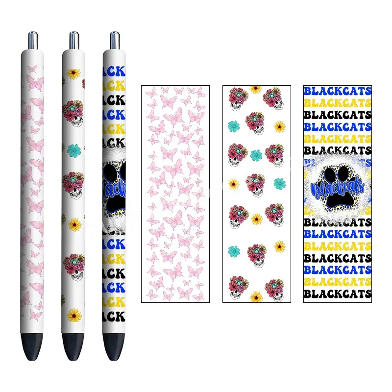 Factory Customized Logo Personalized Design Hot Product Full Color Printing Waterproof Uv Dtf Pen Wrap Transfer Sticker - Buy Factory Customized Logo Personalized Design Waterproof Uv Dtf Pen Wrap Transfer Sticker,High Quality Printing Waterproof Sel