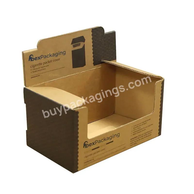 Factory Customized Logo Printed Cardboard Rigid Paper Tray Display Box Retail Cardboard Box For Supermarket - Buy Display Box,Display Boxes Cardboard,Cardboard Display Boxes.