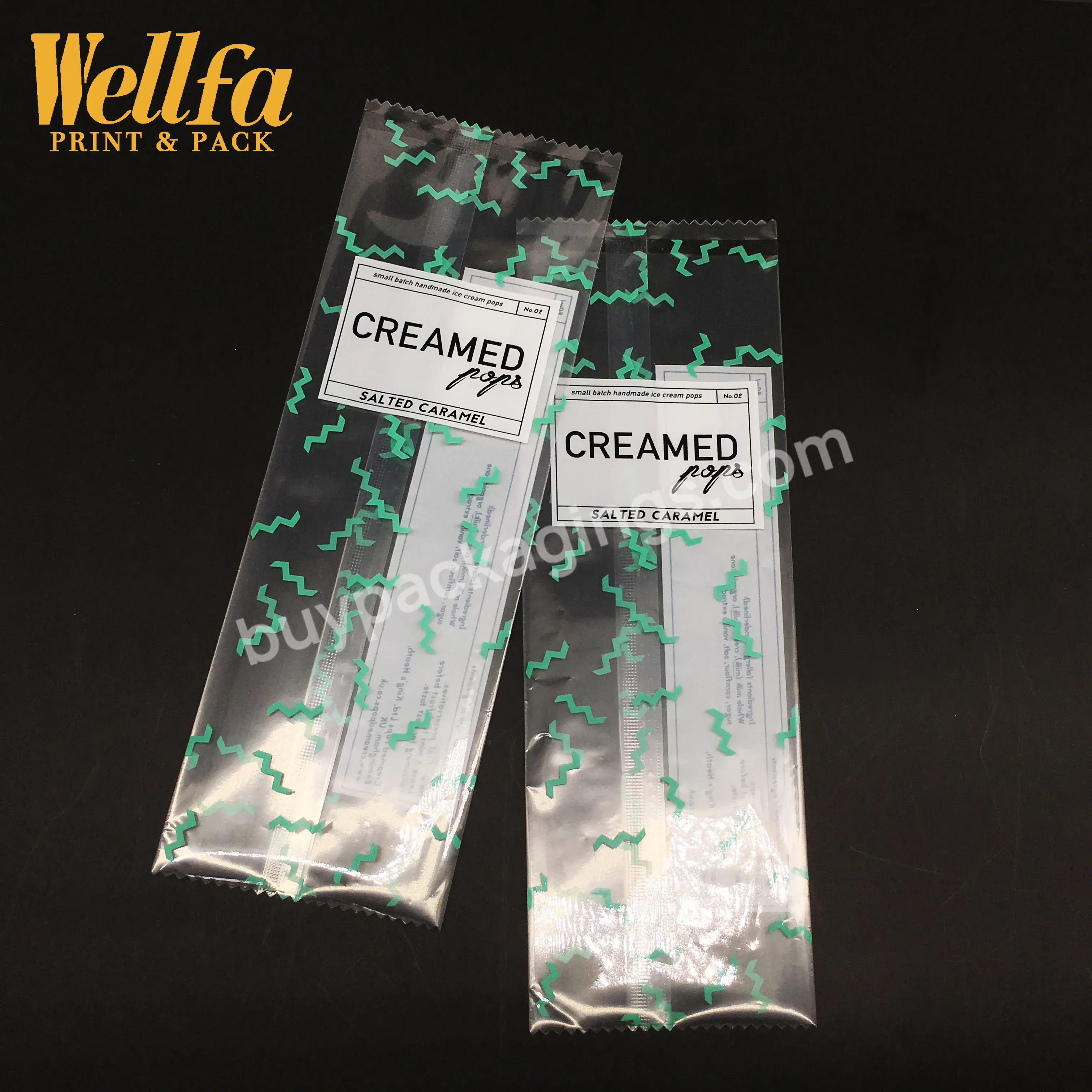 Factory Customized Oem Clear Laminated Plastic Heat Seal Wrapping Bags Ice Popsicle Lolly Emballage Glace Packaging - Buy Emballage Glace,Ice Pop Printed Plastic Popsicle Packaging Bag,Emballage Plastique Glace Avec Couvecle.
