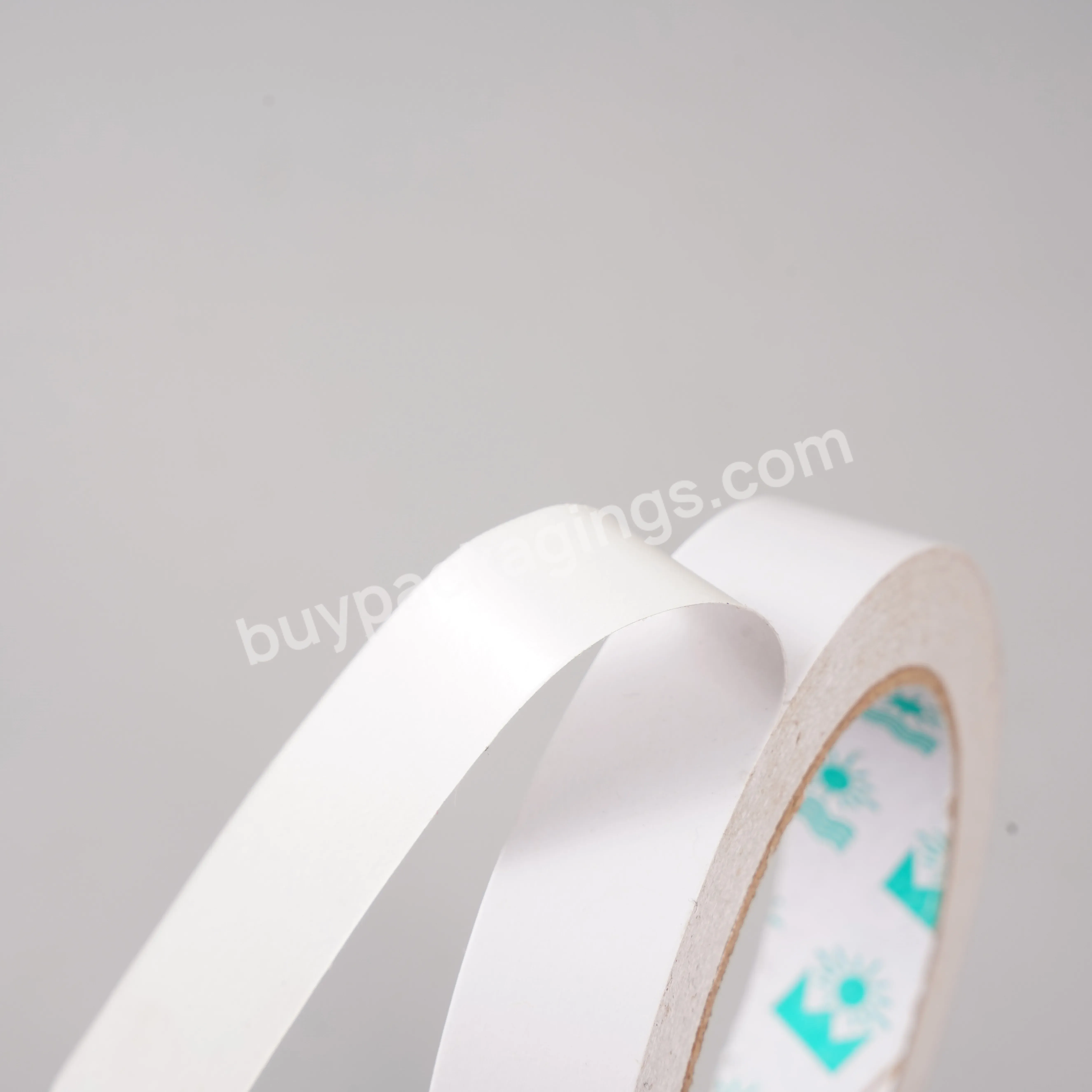 Factory Customized Size Cotton Paper Double-sided Adhesive Tape Used For Office And School Places - Buy Double Sided Tape,Double-sided Adhesive Tape For Work Office,Hot Fix Tape.