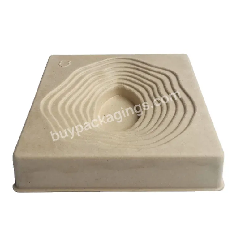 Factory Direct Bamboo Fiber Tray Biodegradable Bamboo Pulp Packaging Paper Tray Compostable Packaging - Buy Biodegradable Pulp And Paper Packaging,Egg Trays Pulp Molded Tray Pulp Packing,Biodegradable Electronic Bamboo Molded Colored Tray Paper Pulp