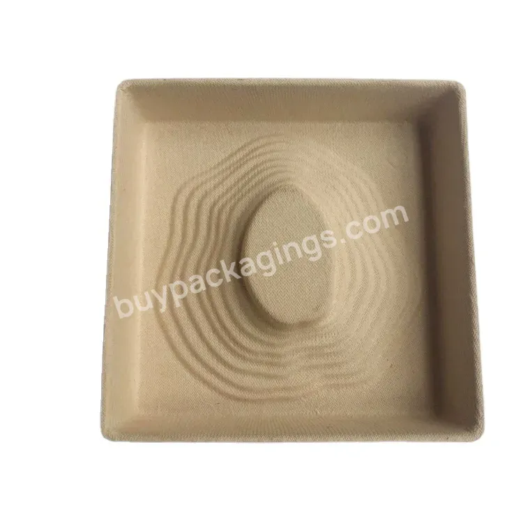 Factory Direct Bamboo Fiber Tray Biodegradable Bamboo Pulp Packaging Paper Tray Compostable Packaging - Buy Biodegradable Pulp And Paper Packaging,Egg Trays Pulp Molded Tray Pulp Packing,Biodegradable Electronic Bamboo Molded Colored Tray Paper Pulp