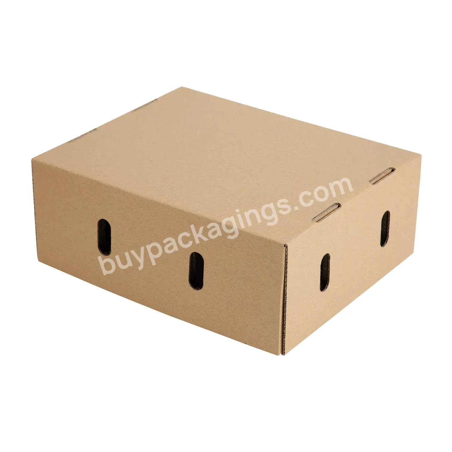 Factory Direct Bulk Price 5-ply Strong Paper Packaging Kraft Cardboard Blueberry Fruit Vegetable Banana Box - Buy Factory Price 5-ply Strong Fruit Carton Box For Banana On Sale,Cajas Para Bananas Fruit Packaging With Customized Sizes Logo,Packaging C