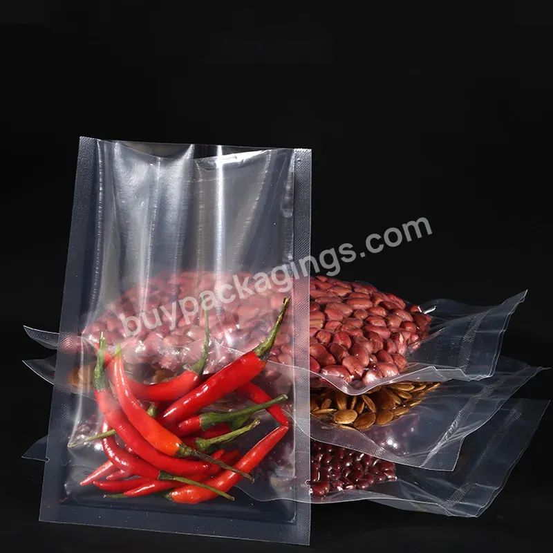 Factory Direct Cheap Biodegradable Frozen Vacuum Opp Sachets Sea Food Packaging Small Plastic Three-side Heat Sealed Bag - Buy Three-side Heat Sealed Bags,Plastic Vacuum Sachets Bag,Custom Printed Meat Dry Food Vacum Bags.