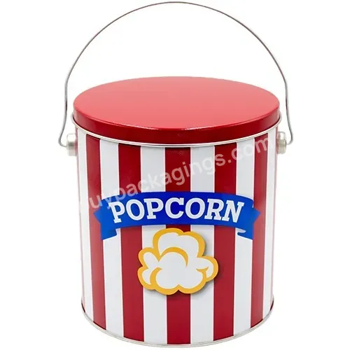 Factory Direct Custom Design 1 Gallon Popcorn Tin With Competitive Price - Buy Popcorn Tin 1 Gallon,1 Gallon Popcorn Tin Can,1 Gallon Popcorn Tin With Divider.