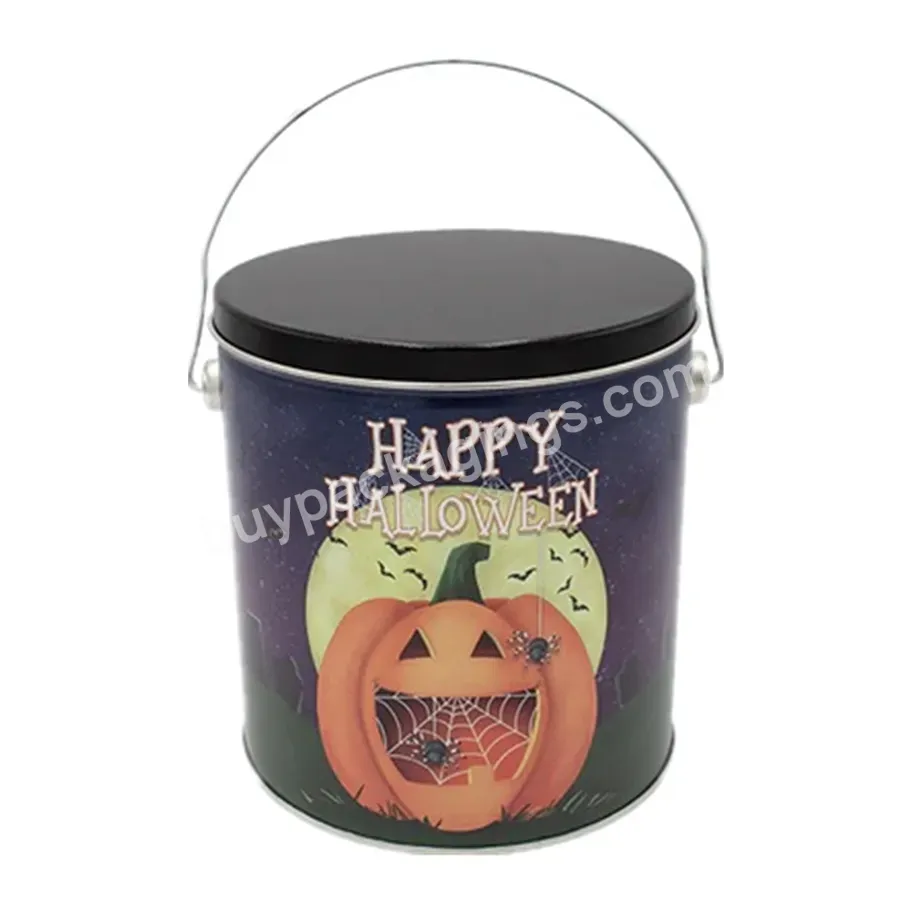 Factory Direct Custom Design Happy Holiday Popcorn Tin Can With Lid Christmas Halloween Mother's Day Festival - Buy Halloween Popcorn Tin 1 Gallon,Mother's Day Popcorn Tin Can,Cinema 1 Gallon Popcorn Tin Festival Popcorn Tins.