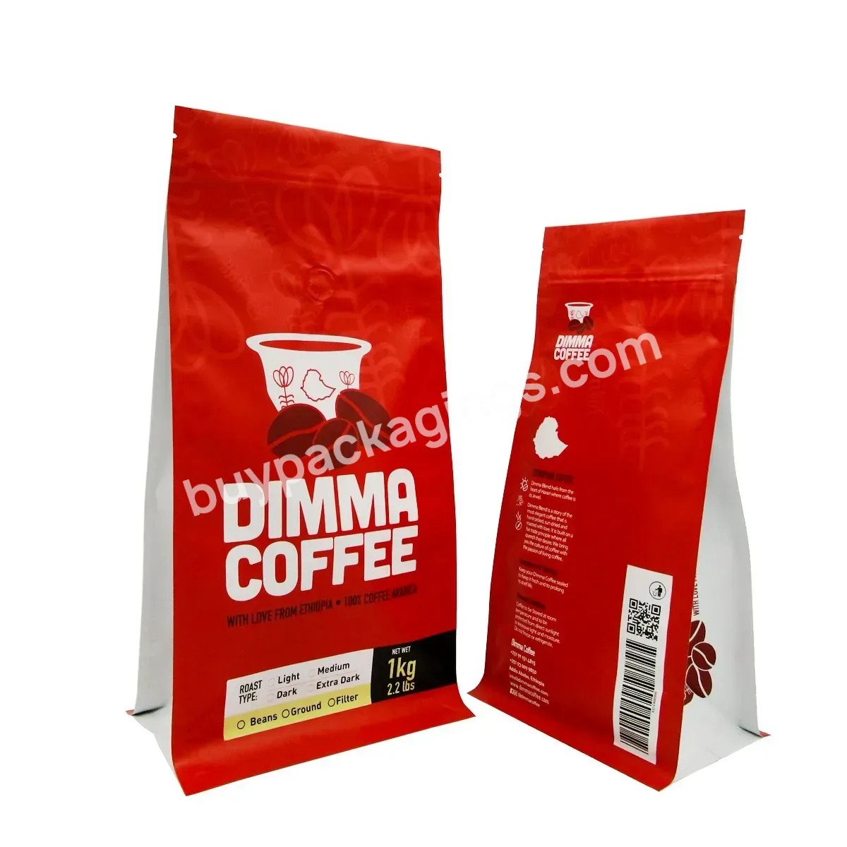 Factory Direct Custom Print Coffee Pack Aluminium Coffee Bags Box Bottom Pouch Resealable Zipper Colombian Coffee Bag With Logo - Buy Coffee Bag With Logo,Aluminium Coffee Bags,Colombian Coffee Bag.