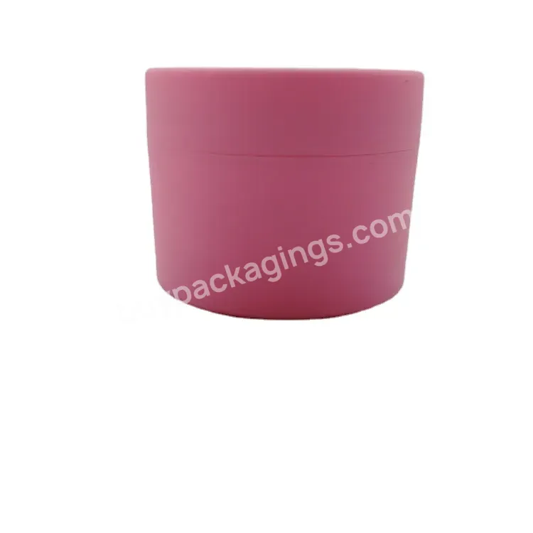 Factory Direct Double Layer Pp Plastic Cream Jar Matte Color Cosmetic Container - Buy Pp Jar,Cream Jar,Plastic Container.