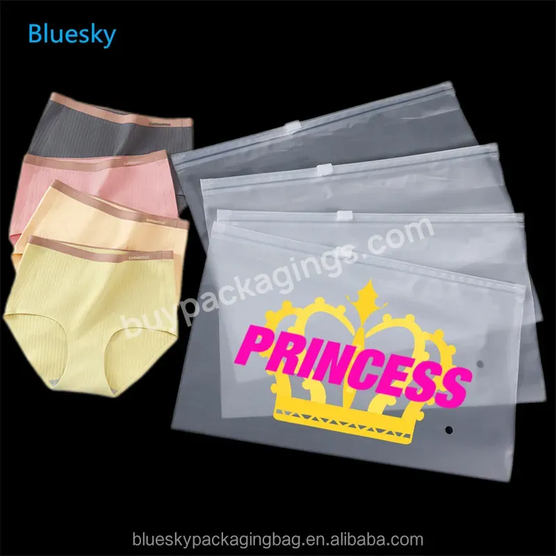 Factory Direct Panties Classified Packaging Transparent Frosted Plastic Zipper Bag - Buy Packaging Bags Shipping,Clothing Packaging Bags,Packing Plastic Bags Packaging.