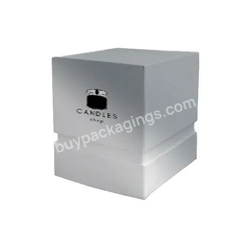 Factory Direct Recycled Paper Custom Logo Printed Personalised Large Folding Scented Candle Shipping Paper Boxes