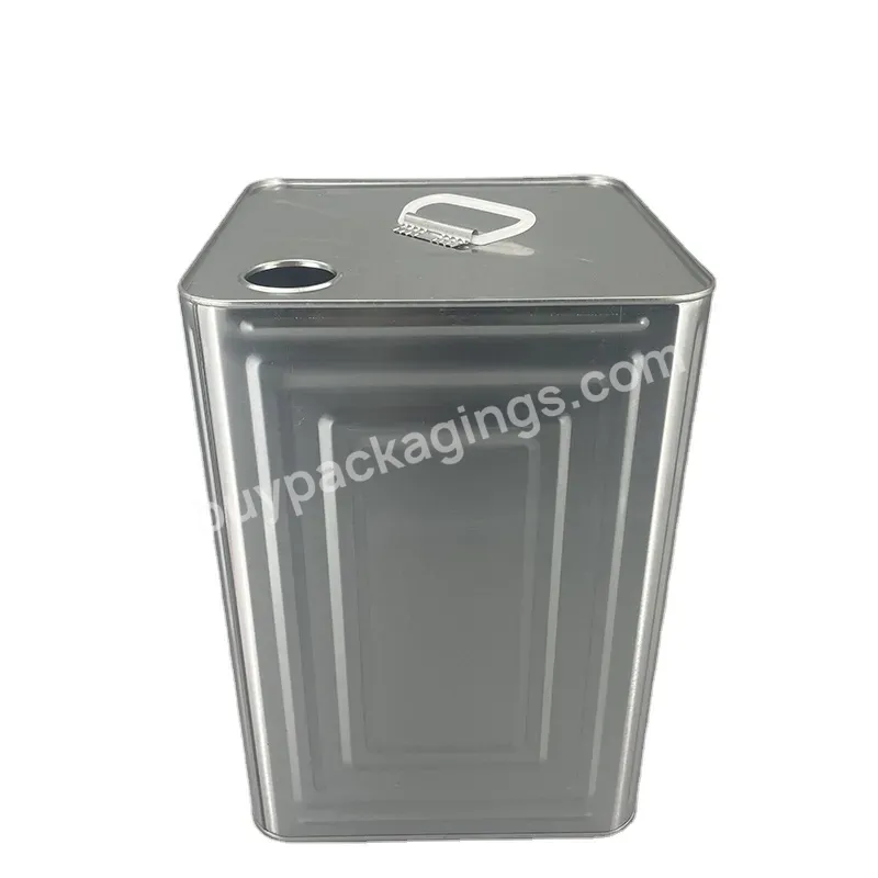 Factory Direct Sale 18l Square Tight Head Metal Pail With Offset Prinmetalg Customized Rectangular Bucket Drum For Oil Solvent - Buy Factory Direct Sale 18l Square Tight Head Metal Pail,Metal Pail With Offset Prinmetalg Customized Rectangular Bucket,
