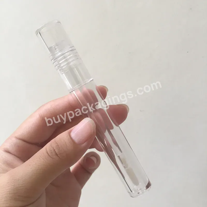 Factory Direct Sale Exquisite Clear Lip Gloss Tube Black Lip Gloss Container 5ml In Stock - Buy Clear Lip Gloss Tube,Clear Lip Gloss Tube 5ml,Clear Lip Gloss Container.