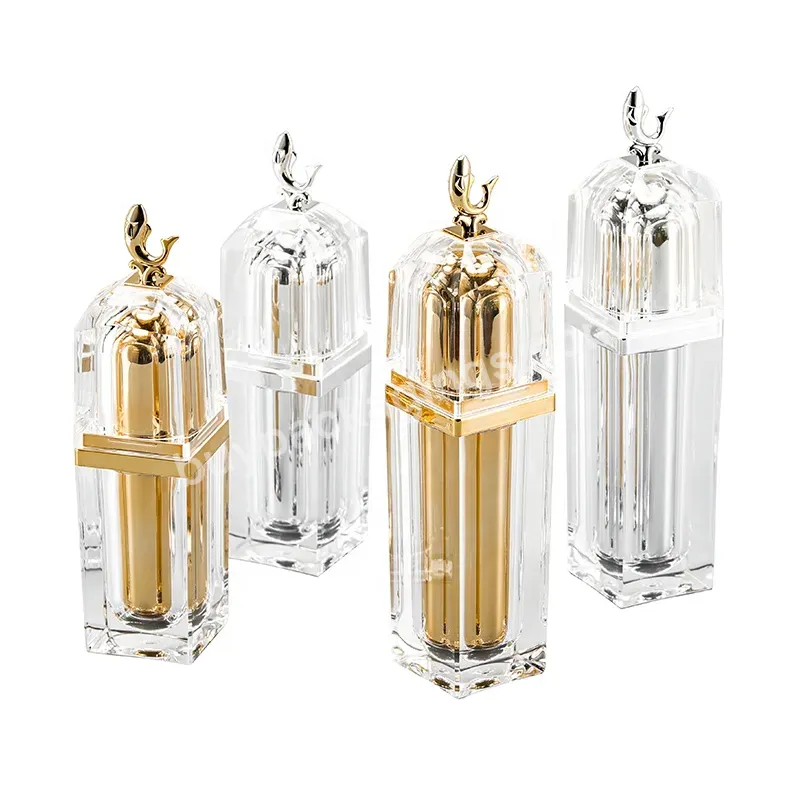 Factory Direct Sale Luxury Acrylic Cosmetic Bottle Transparent Appearance Three-dimensional Top Cover Lotion Bottle - Buy Lotion Bottle,Acrylic Cosmetic Lotion Bottle,Three-dimensional Top Cover Lotion Bottle.