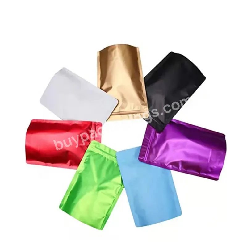 Factory Direct Sales Color Mylar Zipper Bags With Clear Window Three Side Sealing Mylar Zipper Top Packing Bags - Buy Mylar Zipper Bags/color Window Self-sealing Aluminum Foil Bag With Window/mylar Zipper Bags With Clear Window/mylar Zip Bags,Three S