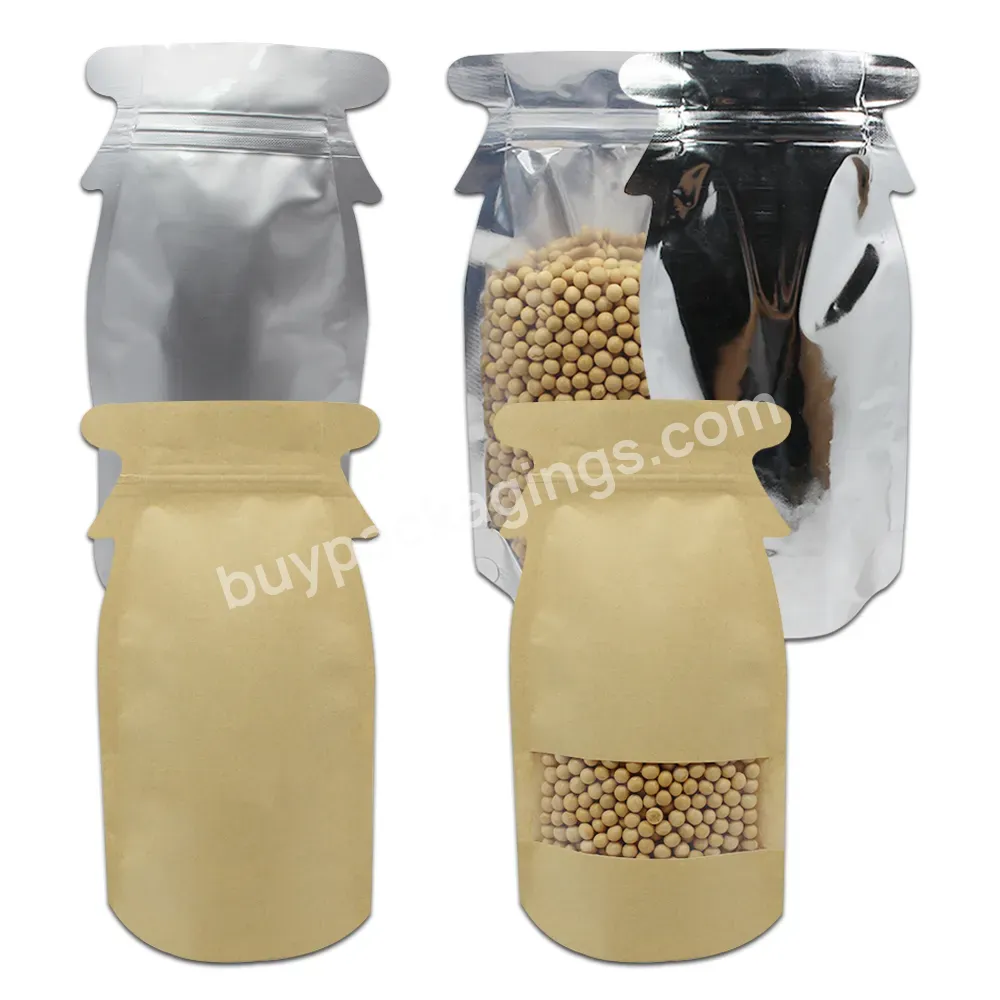 Factory Direct Sales Customized Heterosexual Belt Plastic Food Packaging Wolfberry Pulp Packaging Bag With Cover - Buy Special-shaped Bag,Food Package Bag,Health Goji Pulp Packaging Bag.