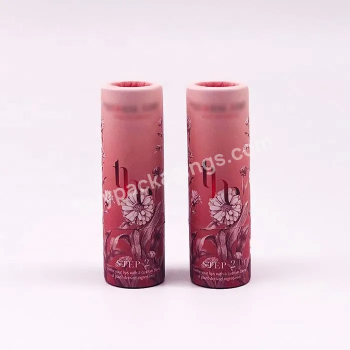 Factory Direct Sell Lip Gloss Paper Tubes High Quality Lipstick Tube Customized Twist Up Paper Tubes