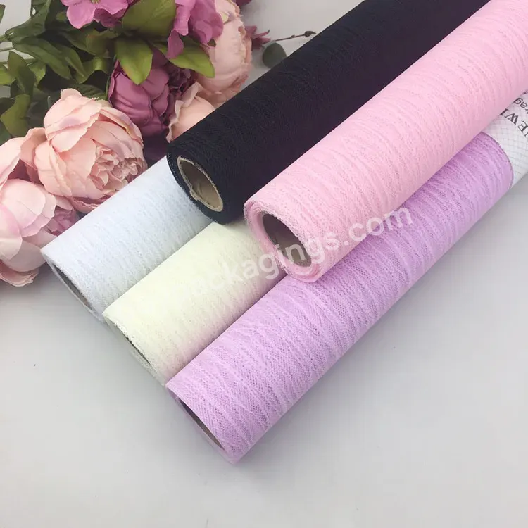 Factory Direct Supply 50cm*5y Rolling Gauze Mesh Craft Crepe Paper For Crafting/flower Wrapping/gift Packaging - Buy Rolling Gauze Mesh,Craft Crepe Paper,Crafting/flower Wrapping/gift Packaging.