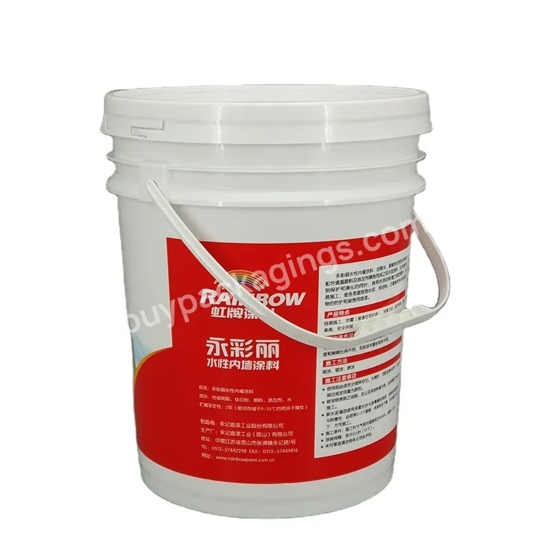 Factory Directly Supply Plastic Bucket 20l Plastic Pail With Plastic Handle - Buy Factory Directly Supply,Plastic Bucket,With Plastic Handle.