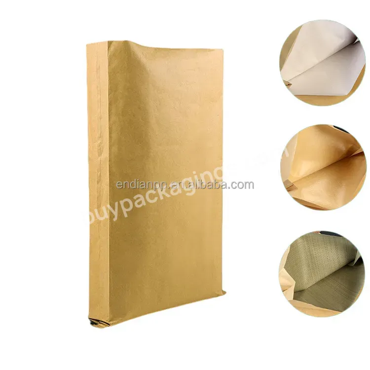 Factory Directly Wholesale Composite Kraft Woven Paper Bag Pepper Sugar Sacks 20kg 25kg 50kg - Buy Paper Bag,Paper Sacks,Paper Sacks 25kg.