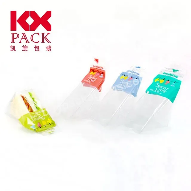 Factory Eco-friendly Custom Color Printed Cheap Disposable Plastic Opp Trapezoidal Sandwich Bags With Tray Packaging - Buy Plastic Sandwich Bags,Sandwich Bags Disposable,Sandwich Bags Packaging.