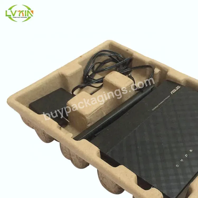 Factory Luxury Cardboard Black Paper Magnetic Gift Box With Insert Custom Moulded Pulp Packaging