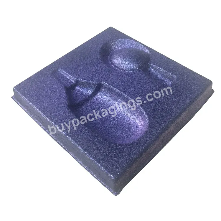 Factory Paper Pulp Inner Tray Molded Bagasse Fiber Packaging - Buy Molded Pulp Packaging,Pulp Molded Tray,Skincare Packaging Tray.
