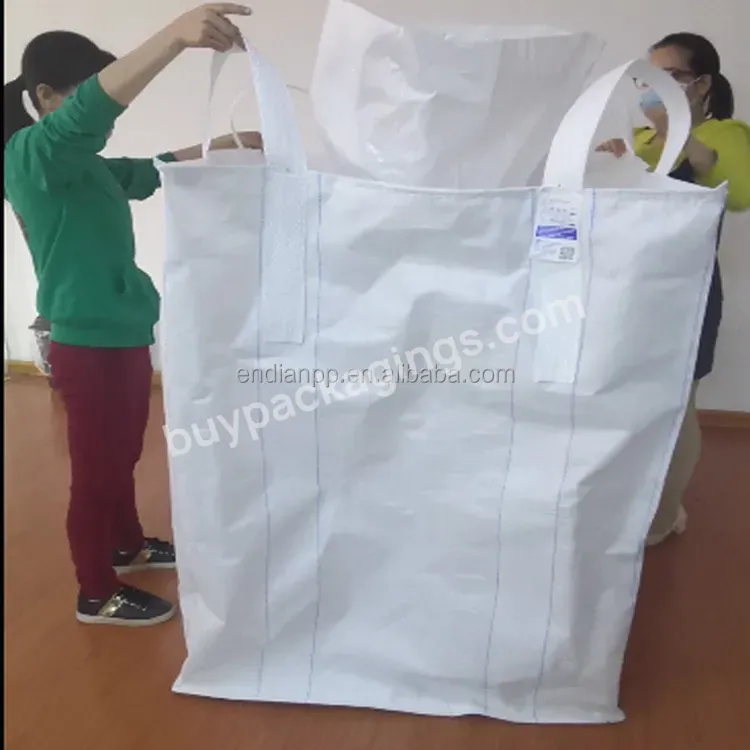 Factory Polypropylene Pp 1 Ton Bag Big Super Sacks Flexible Intermediated Bulk Container Fibc Bags