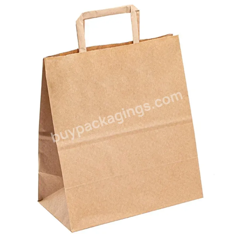 Factory Price Grocery Packaging Paper Bags With Your Own Logo Custom Printed - Buy Paper Bags With Your Own Logo Custom Printed,Kraft Bag With Window Kraft Paper Bag Printed,China Wholesale Customized Eco Friendly Paper Bags.