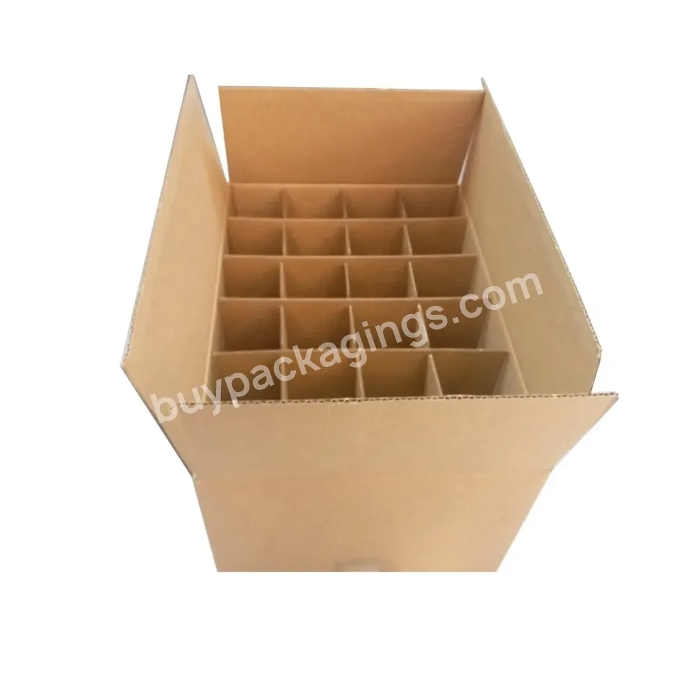Factory Price Paper Corrugated Cardboard Box For 24 Beer Bottle Box Hot Sale Custom Packaging - Buy Manufacturer Custom 6 Bottles Beer Double Wall Carton Boxes With Divider,New Design Corrugated 6 Pack Bottles Beer Wine Box Folded Paper Carton Boxes