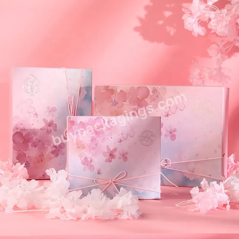 Factory Price Rectangle Pink Mother's Day Gift Paper Box With Bow For Premium Packaging Gift Box - Buy Pink Paper Box For Gift,Gift Box Paper,Factory Price Rectangle Pink Mother's Day Gift Paper Box With Bow For Premium Packaging.