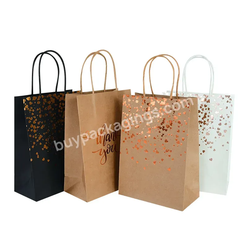 Factory Price Recyclable Kraft Colorful Paper Bag With Rope Handle Custom Logo Flat Handle Kraft Paper Bag - Buy Kraft Brown Paper Bags,Recyclable Kraft Paper Bag,Flat Handle Kraft Paper Bag.