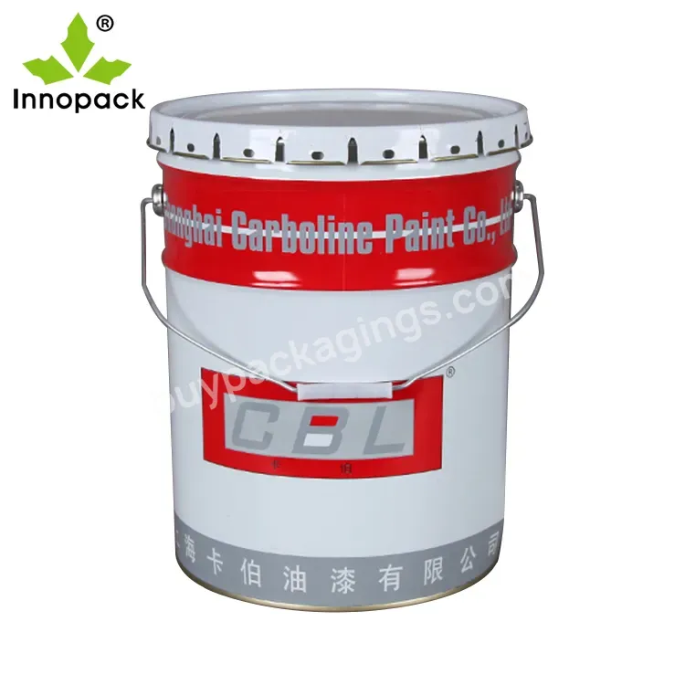 Factory Price Wholesale Metal Bucket With Spout Lid