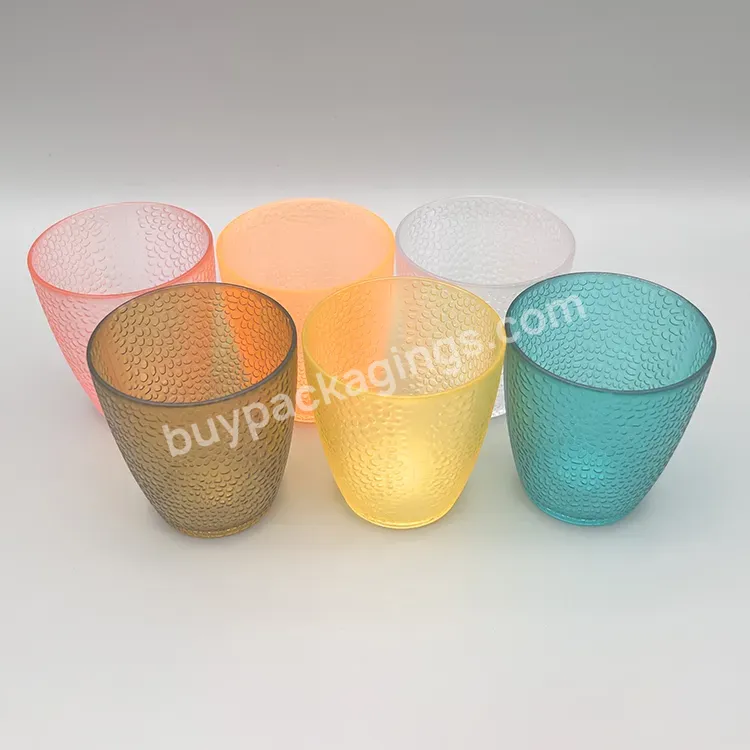 Factory Price Wholesale Transparent Plastic Beer Cup Pc Acrylic Cup Bar Restaurant Drinking Cup
