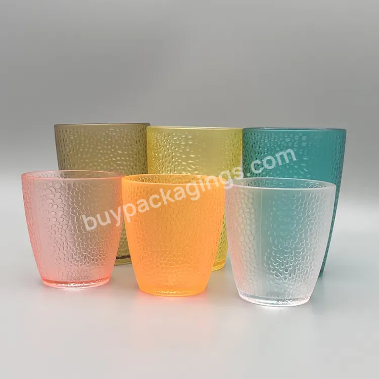 Factory Price Wholesale Transparent Plastic Beer Cup Pc Acrylic Cup Bar Restaurant Drinking Cup