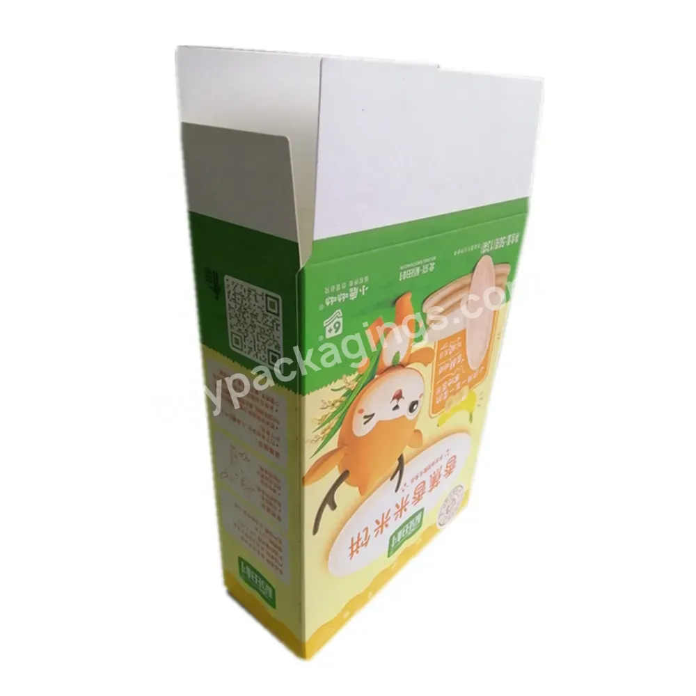 Factory Printed Paper Custom Cereal Packaging Boxes Mini Cereal Box Packing - Buy Cereal Box Packaging,Cereal Box,Custom Cereal Box.