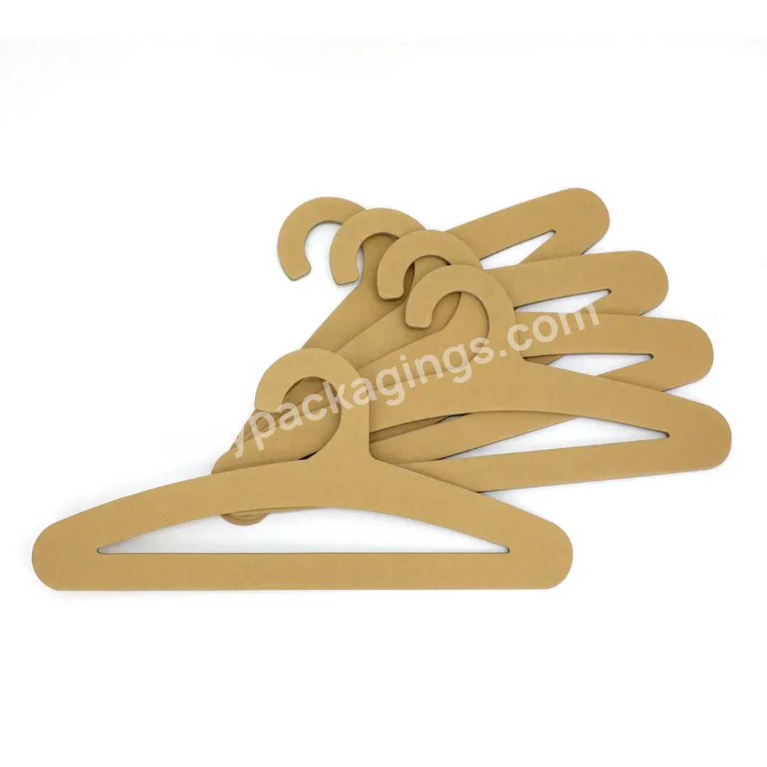 Factory Recycle Paper Cardboard Hangers For Scarves Customize Kraft Paper Hanger - Buy Factory Recycle Paper Cardboard Hangers For Scarves Customize Kraft Paper Hanger,Paper Hanger,Brand New Custom Clothing Paper Hanger.