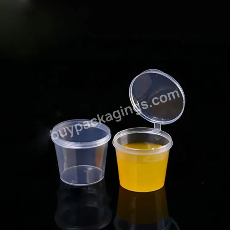 Factory Sale Small Disposable Pp 1oz 1.5oz 2oz 4oz Tasting Cup With Lid - Buy 1oz Plastic Container Sauce Cup,2oz Small Sauce Cup,4oz Plastic Sauce Cup.
