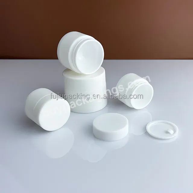 Factory Sales 5 G 10 Ml 15 Gram 30 Ml 50 G 100 G Face Cream Packaging Plastic Pp Cosmetic Jar - Buy White Cosmetic Jar,Pp Cosmetic Jar,Face Cream Cosmetic Jar.