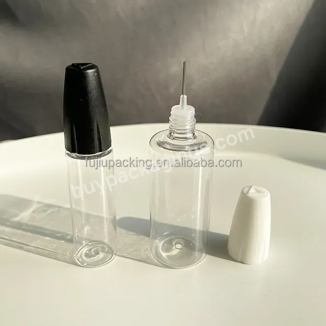 Factory Sales Plastic Bottles With Stainless Steel Needle Tip And Childproof Cap For Liquide Glue - Buy Glue Plastic Needle Dropper Bottle,10ml Pet Bottle With Metal Needle Tip,Plastic Bottle With Long Thin Tip.