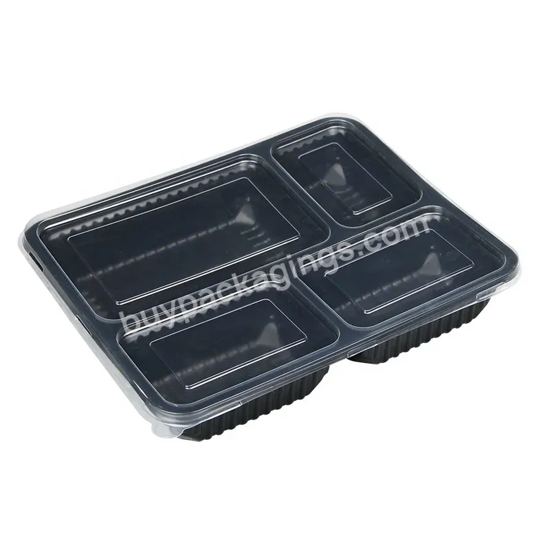 Factory Supplier Microwavable Disposable Fast Food Take Away Box 4 Compartment Plastic Food Container - Buy Microwavable Disposable 4 Compartment Plastic Food Container,Disposable Take Away Box,Disposable Fast Food Container.