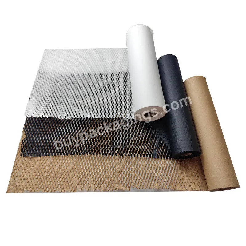 Factory Wholesale Black Buffer Packaging Kraft Paper Grid Paper Moisture-proof Shock-absorbing Honeycomb Paper Roll - Buy Honeycomb Paper,Honeycomb Wrap Paper,Honeycomb Paper Roll.