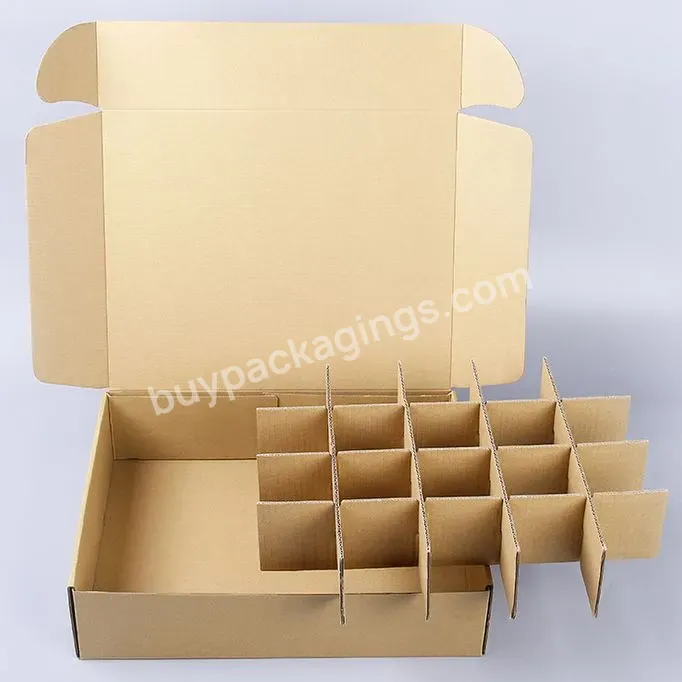 Factory Wholesale Cheapest Cardboard Carton Box With Partitions - Buy Corrugated Carton Box With Partitions,Factory Wholesale Cheapest Box,Cardboard Carton.