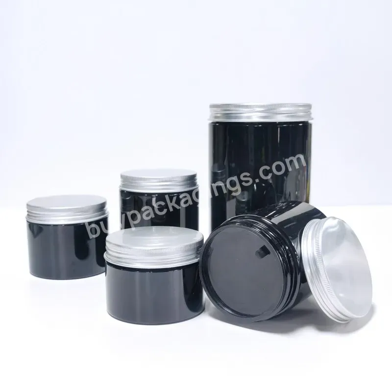 Factory Wholesale Custom Empty Glossy Black Dark Pet Cosmetic Eye Face Cream Jar - Buy Empty Cosmetic Jar,Cosmetic Plastic Jar,Cosmetic Eye Face Cream Jar.