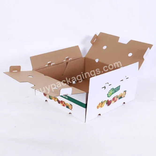 Factory Wholesale Custom Print Fruit Vegetable Corrugated Cardboard Box With Window - Buy Factory Wholesale Box,Fruit Vegetable Corrugated Cardboard Box With Window,Custom Print Paper Box.