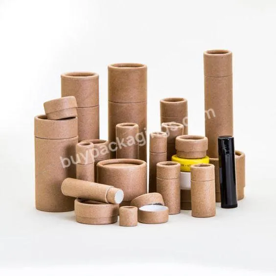 Factory wholesale customized cardboard food grade lip balm push up paper tube