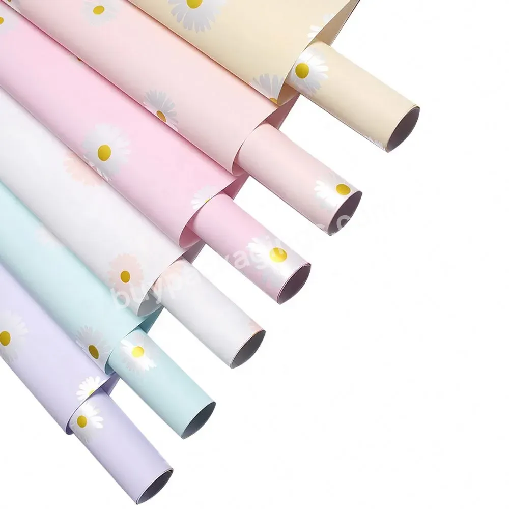 Factory Wholesale Florist Bouquet Gifts Wrap Paper Plastic Waterproof Flower Wrapping - Buy Flower Wrapping Paper,Bouquet Wrap Paper,Florist Paper.